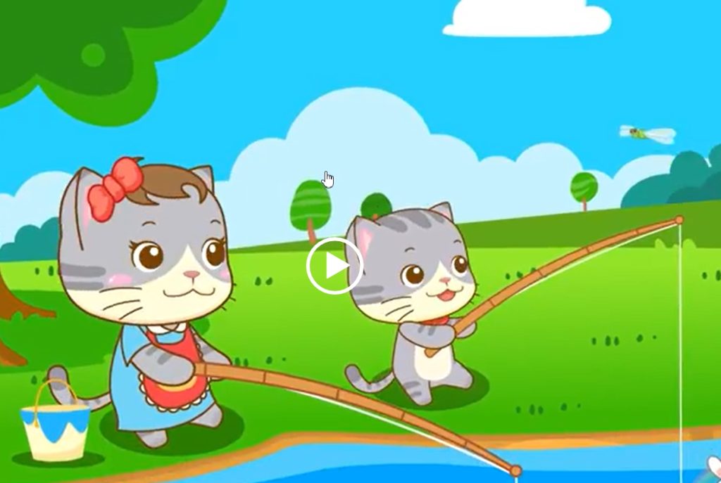儿童故事《小猫钓鱼》的启发：专心致志很重要！